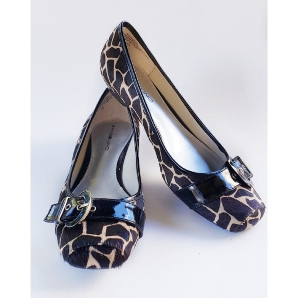 Sold☆ Animal Print Calf Hair Leather Loafer 6 - Picture 1 of 7